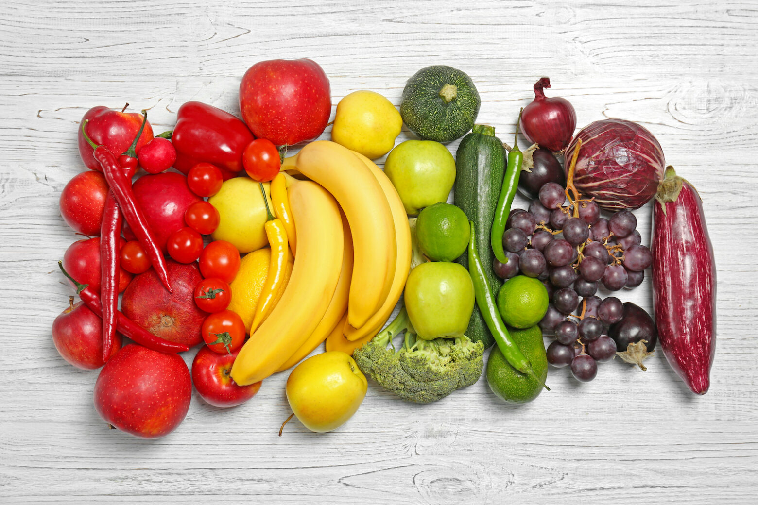 The benefits of fruits and vegetables