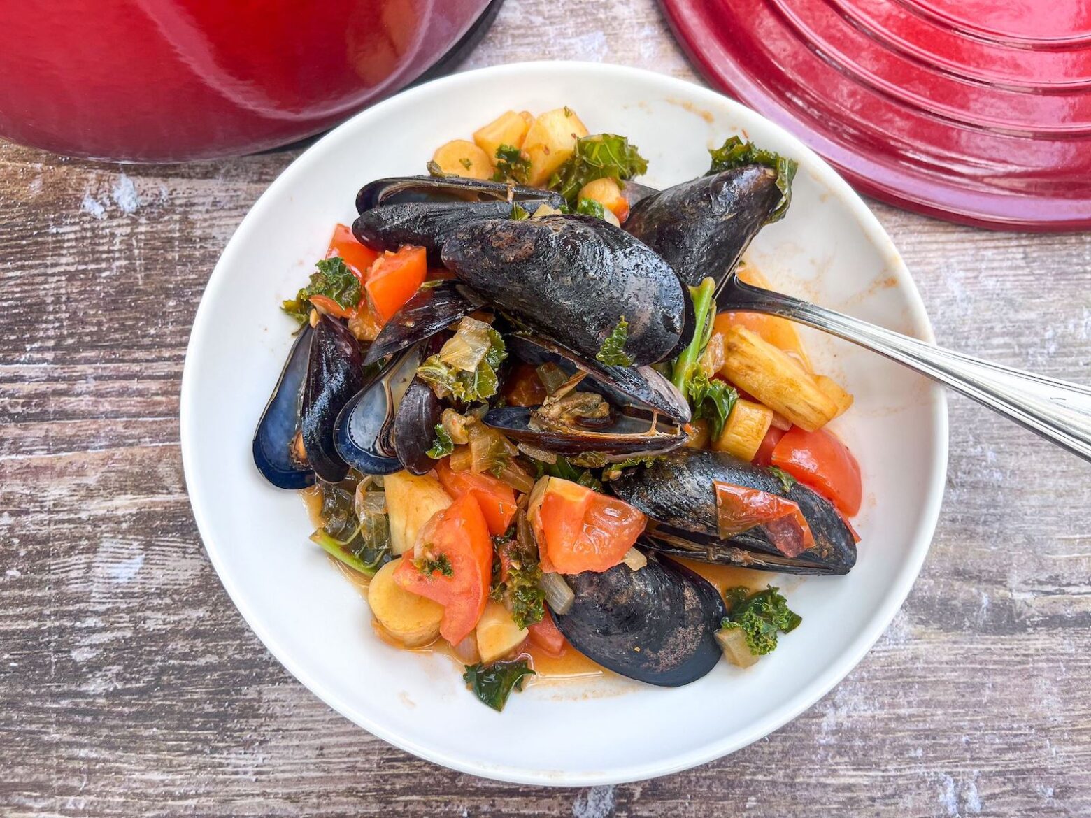 Spicy Mussels in Tomato Sauce