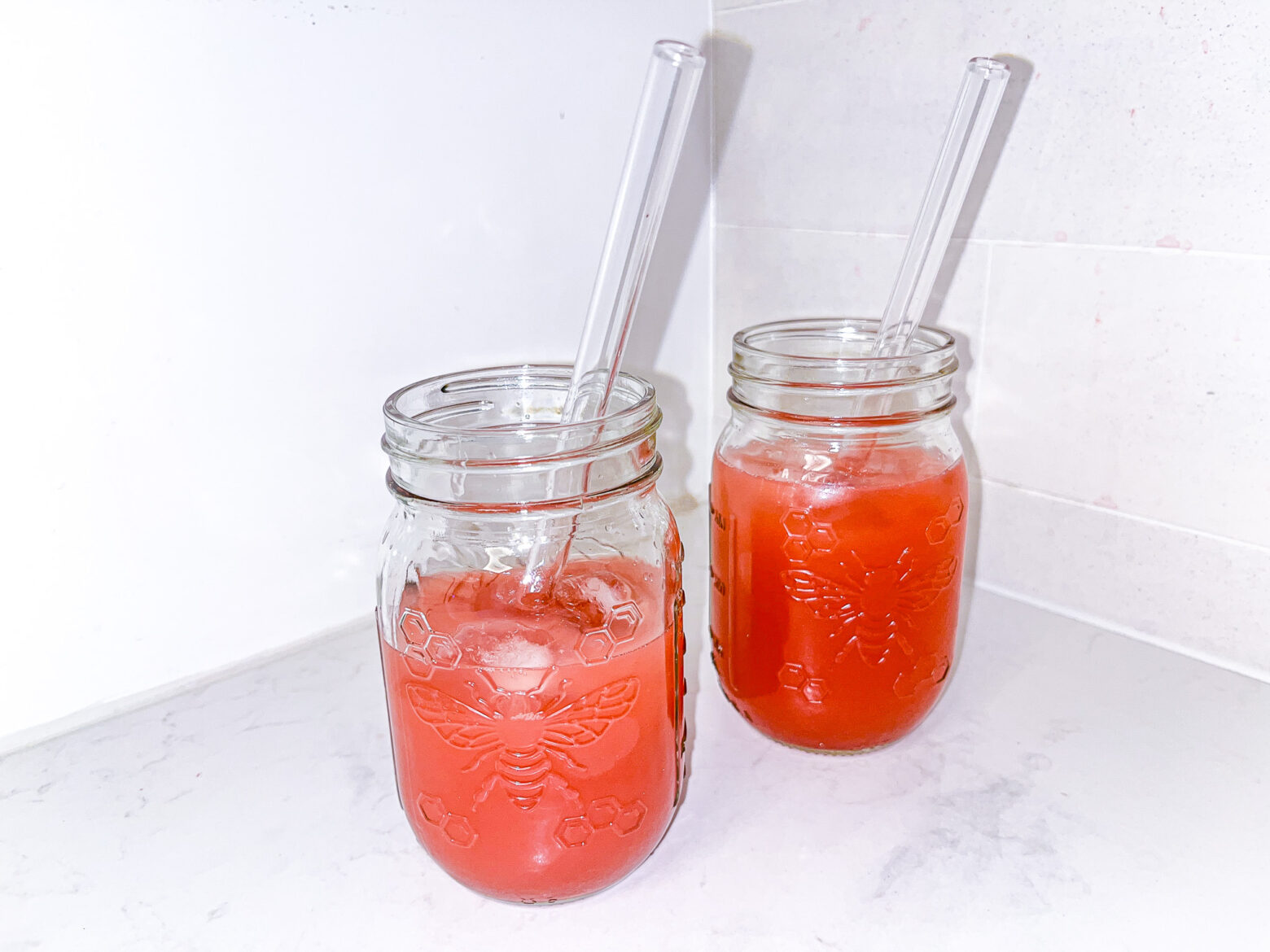 Two homemade lemonades finished.