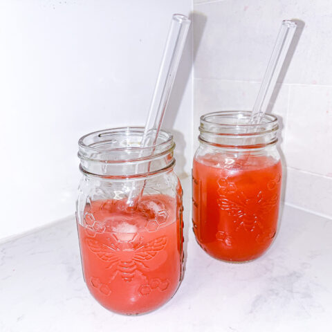 Two homemade lemonades finished.