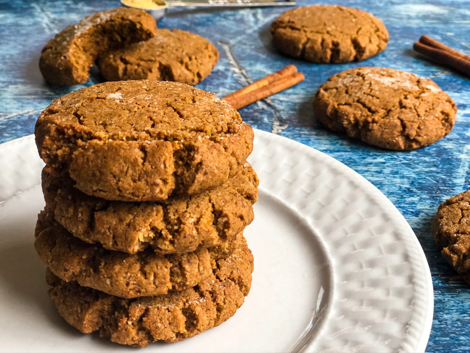 PaleoFLEX New England Gingerbread Cookies finished and stacked