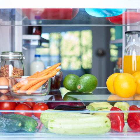 fridge full of Paleo foods