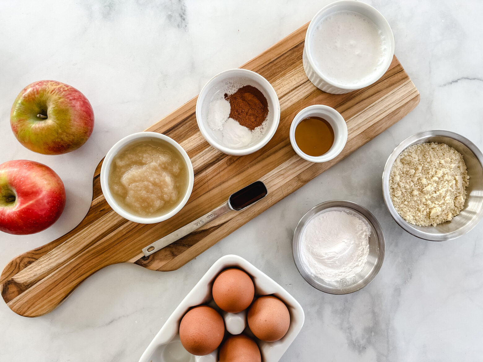 Apple Cinnamon Swirl Pancakes ingredients