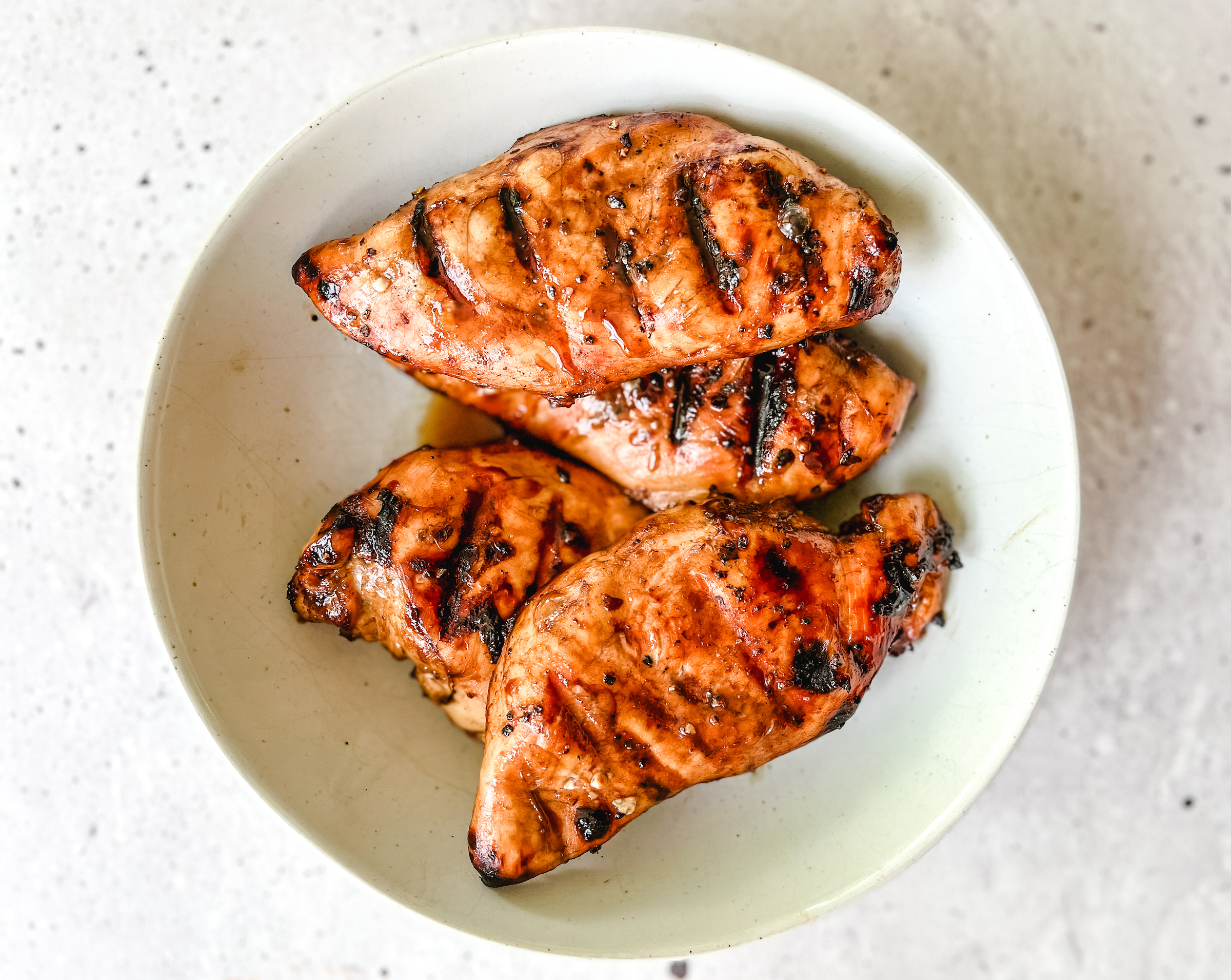 Grilled chicken for Strawberry Basil Chicken