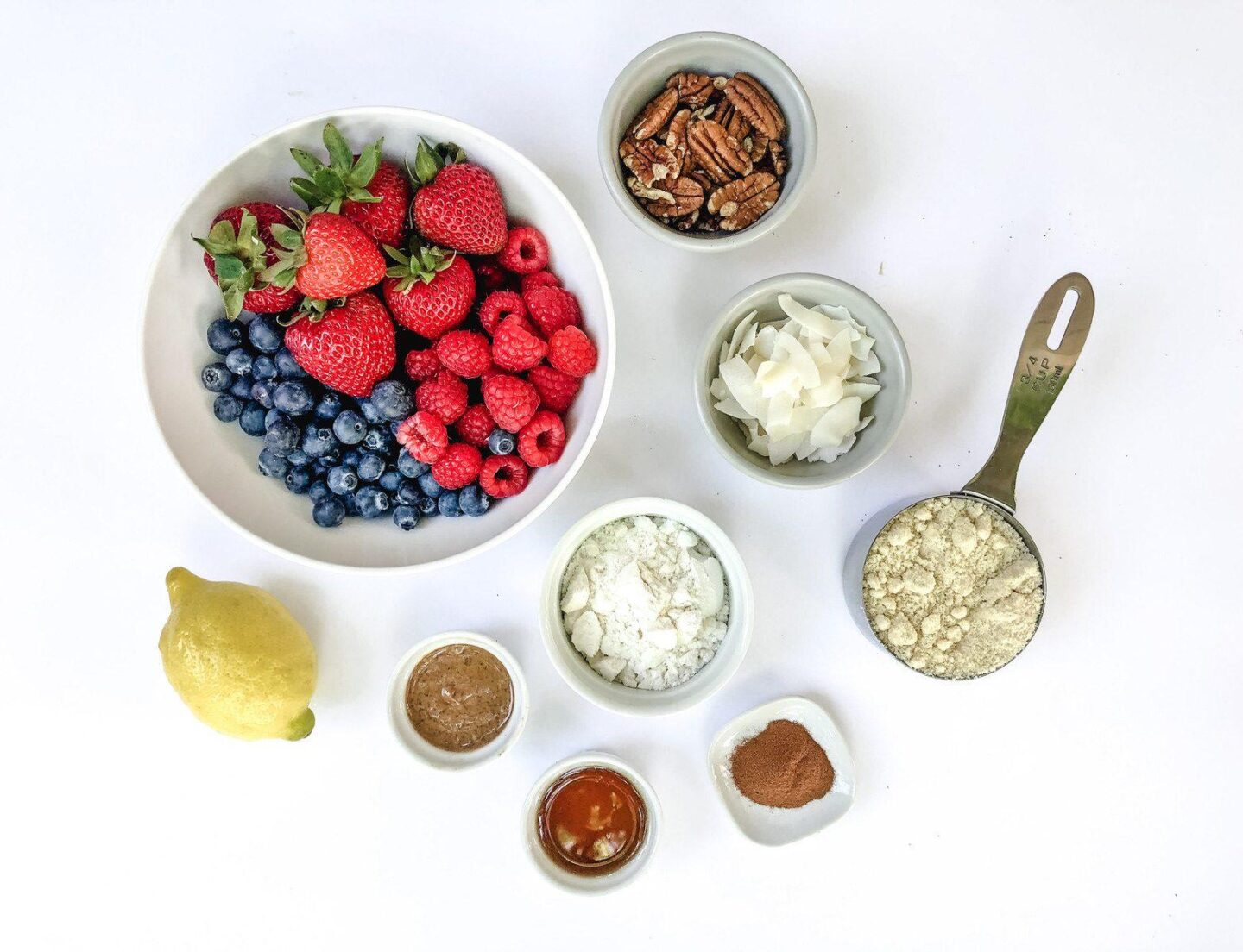 Berry Crumble ingredients