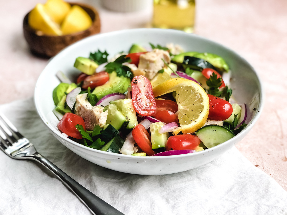 Chicken-Cucumber-Salad-in-a-bowl