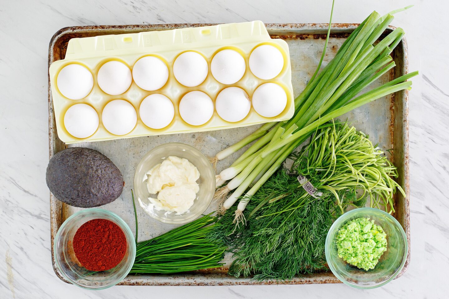 Deviled eggs ingredients