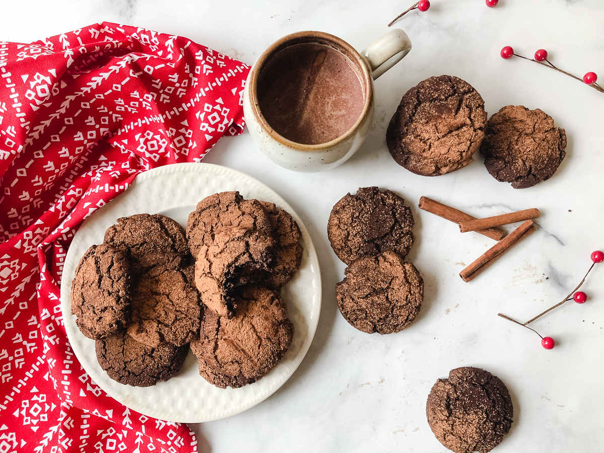 Hot cocoa cookies