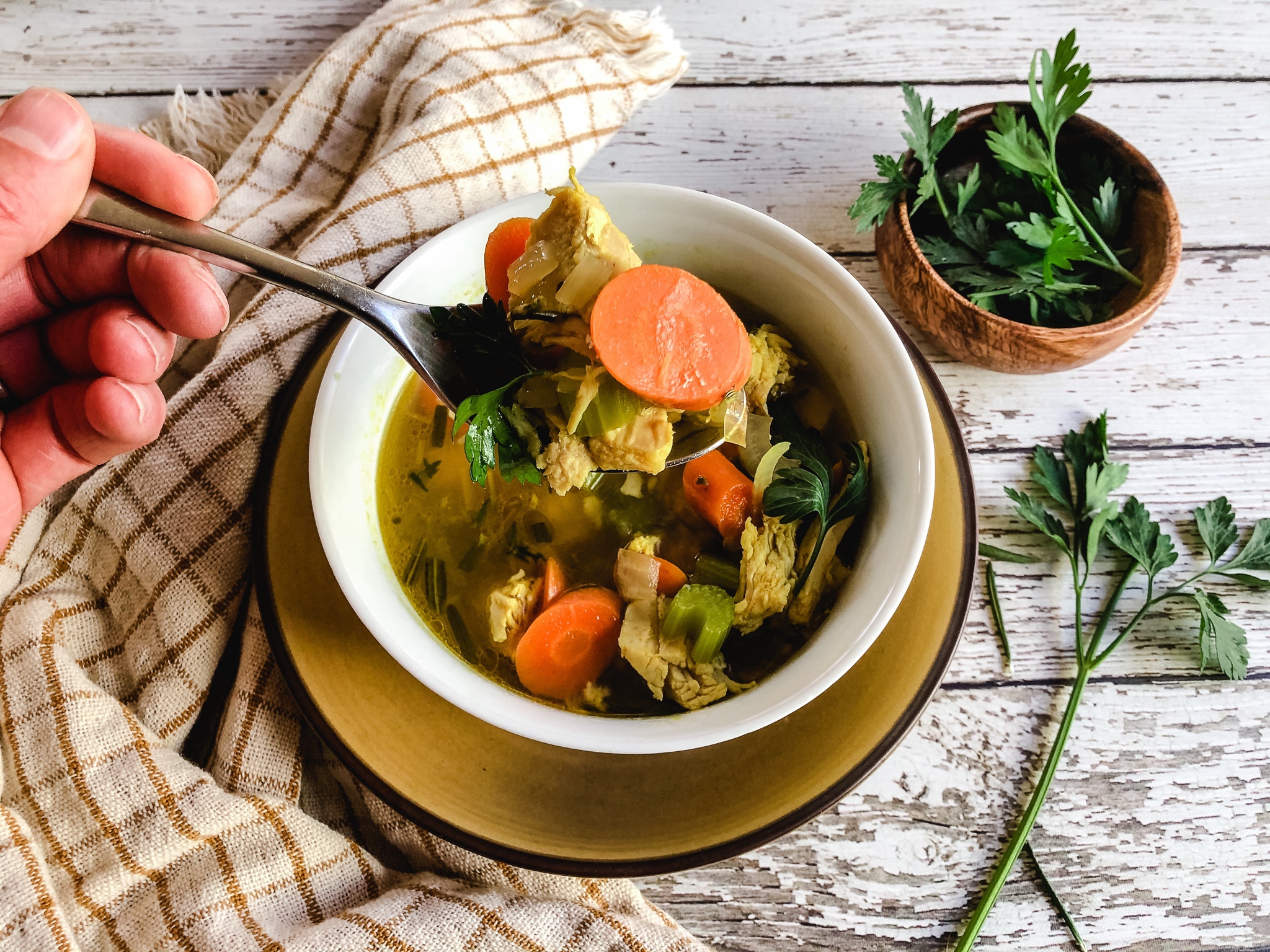 30-Minute Leftover Turkey Soup - The Paleo Diet®