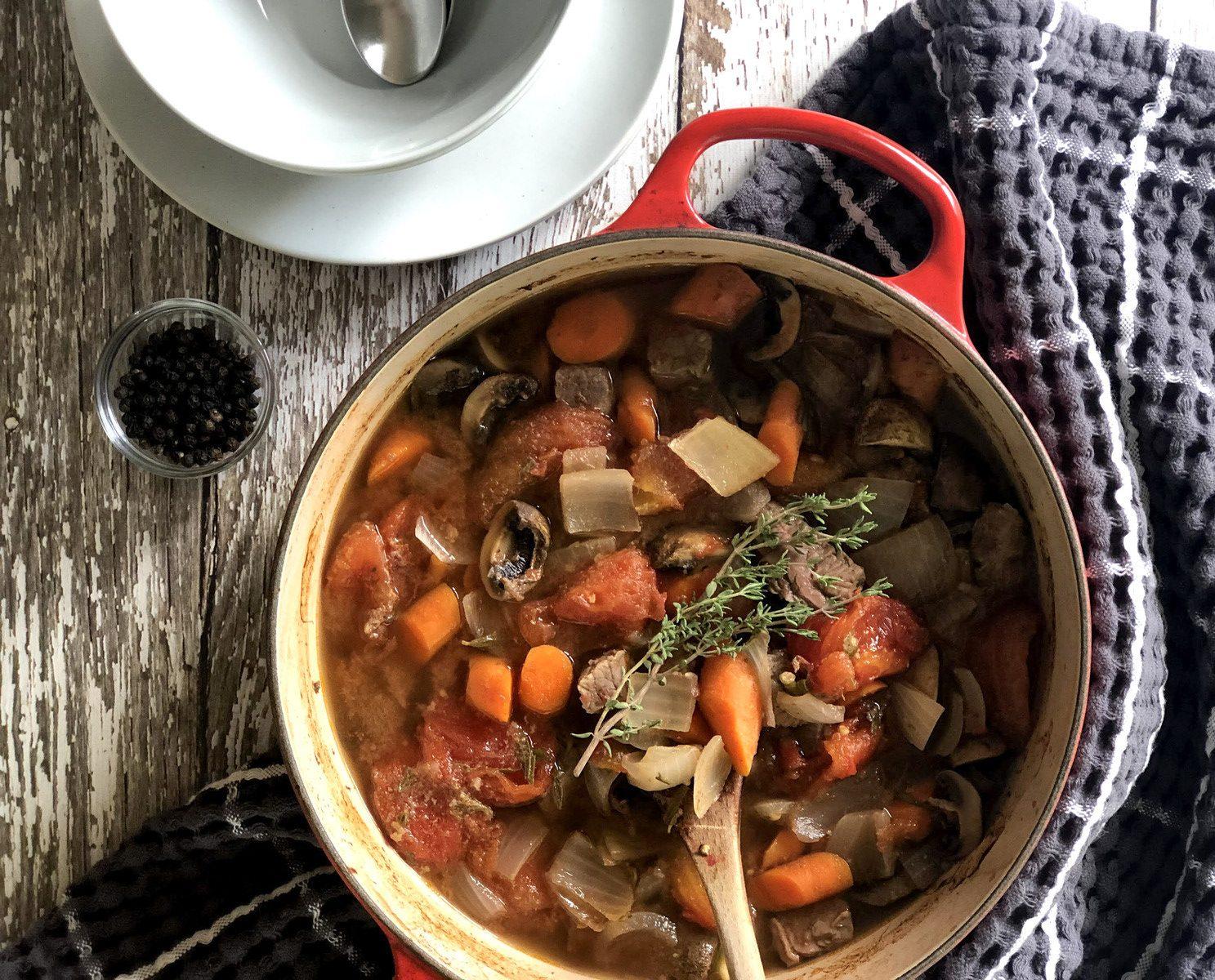 One-Pot Lamb Roast with Veggies and Mushrooms - The Paleo Diet®