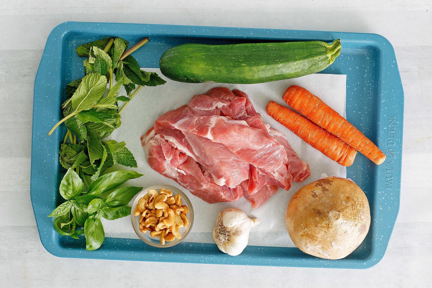 Pork-Spring-Roll-Salad-ingredients