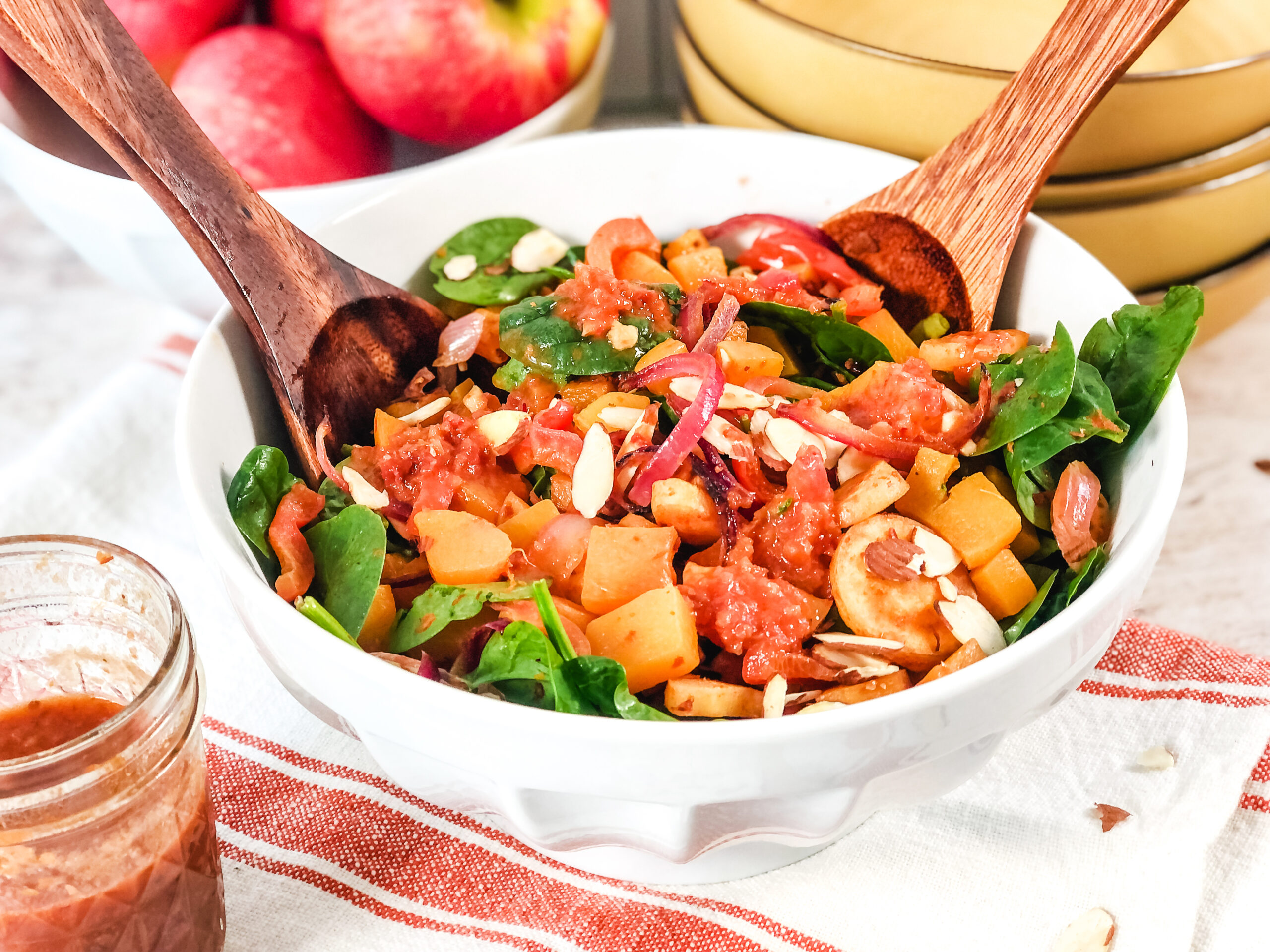 Fall Harvest Salad With Roasted Brassicas, Fingerlings, and