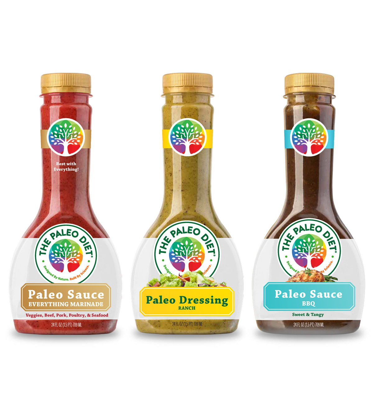 Paleo Diet Salad Dressing Mock-Ups