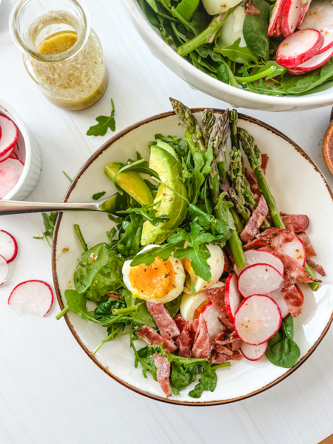Whole30 Cobb Salad With Warm Bacon Dressing – Nakedbacon