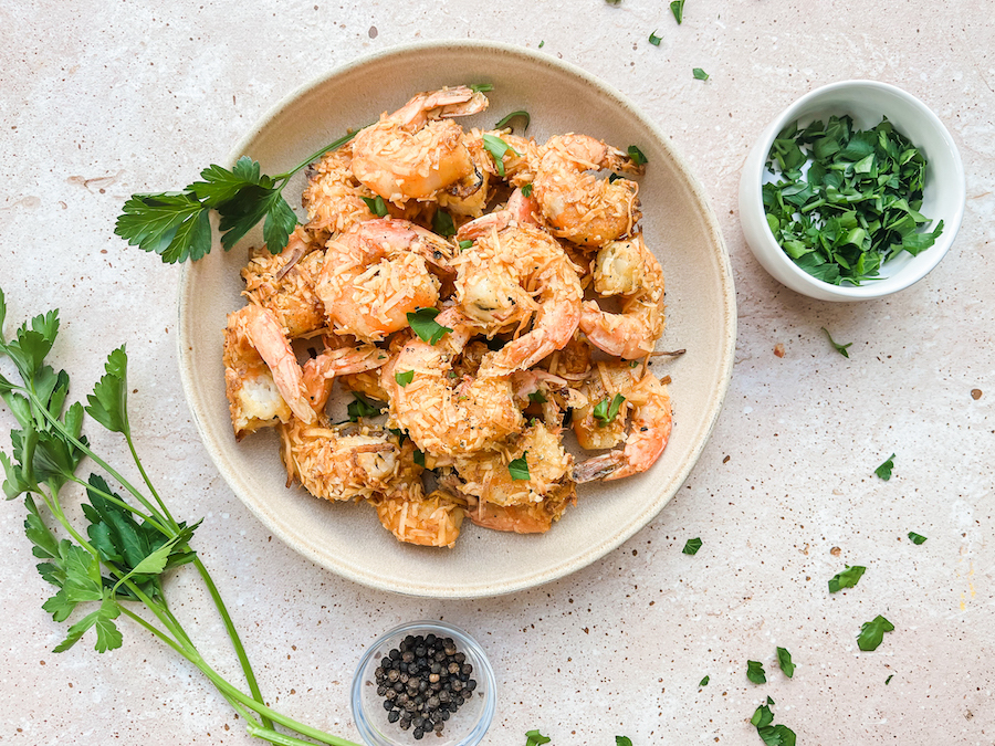 Crispy Baked Coconut Shrimp - Pinch and Swirl