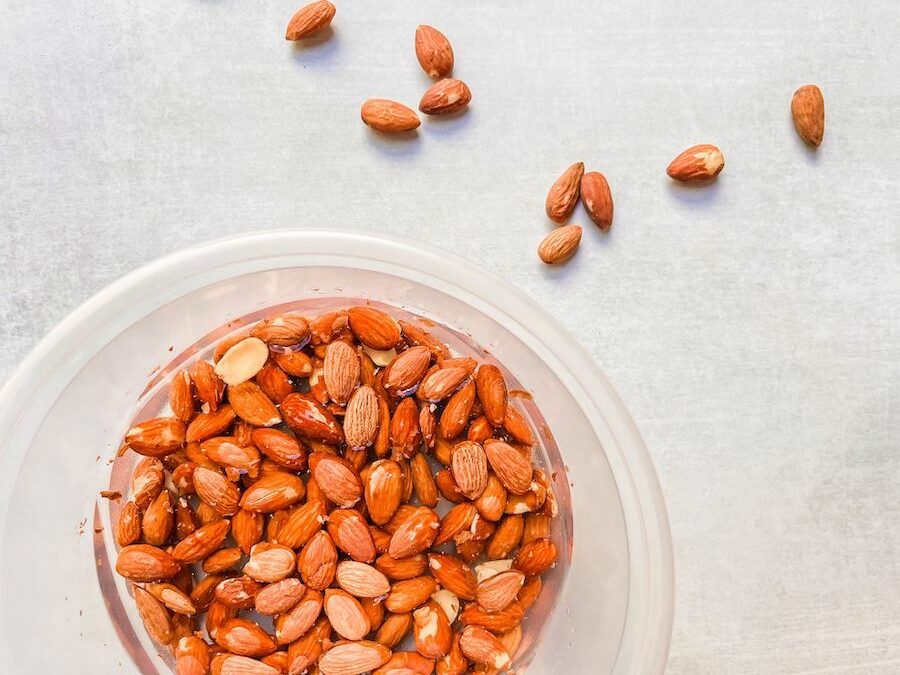 Almonds in a bowl