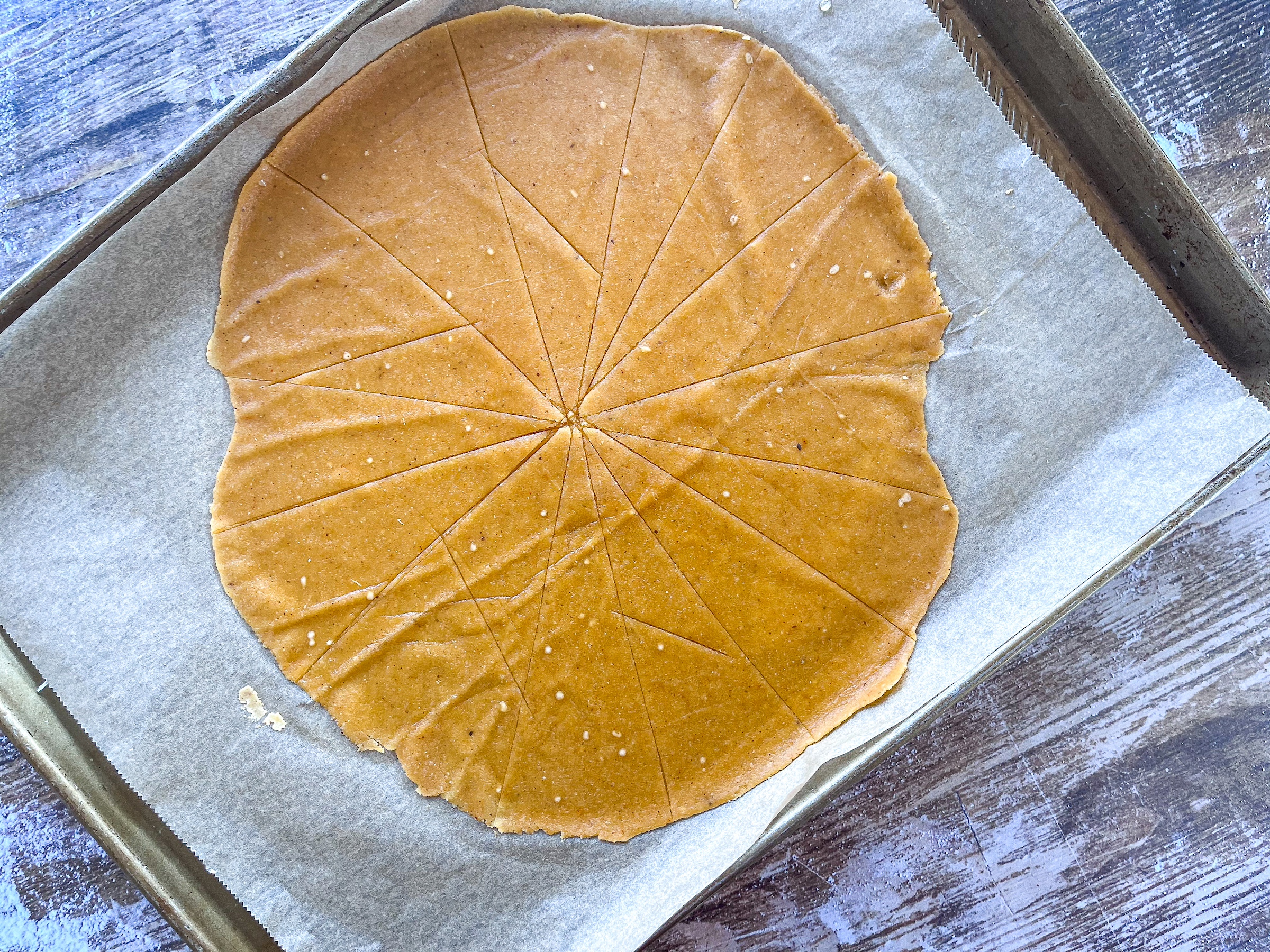 paleoflex tortilla chips cut into triangles