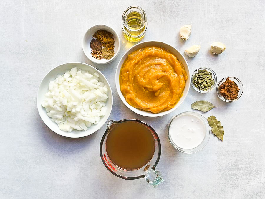 vegan pumpkin soup ingredients