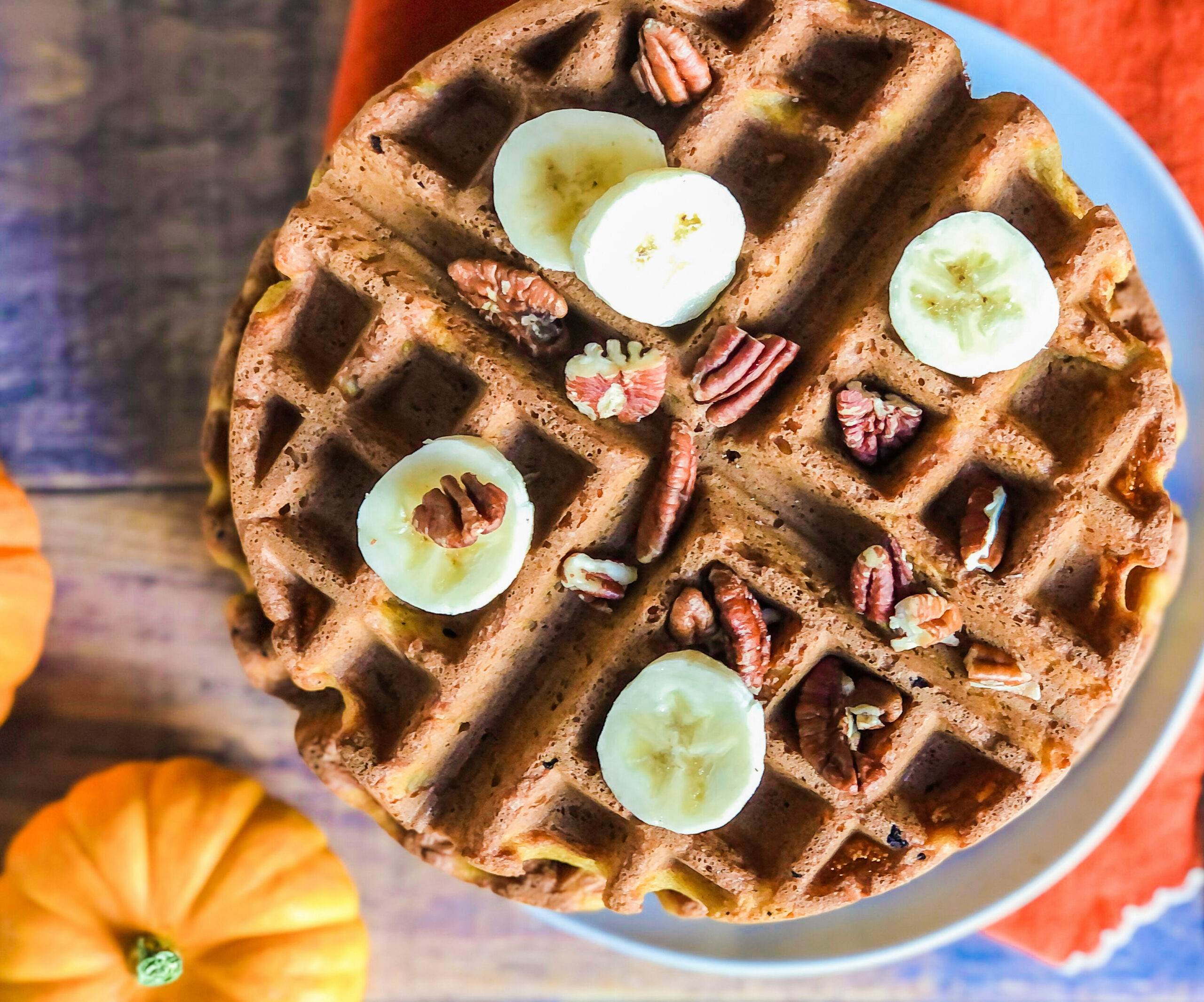 Crispy Pumpkin Spice Waffles - The Paleo Diet®