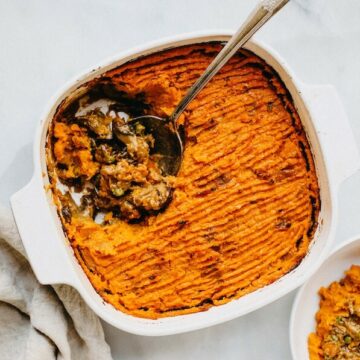 Sweet potato shepherd's pie