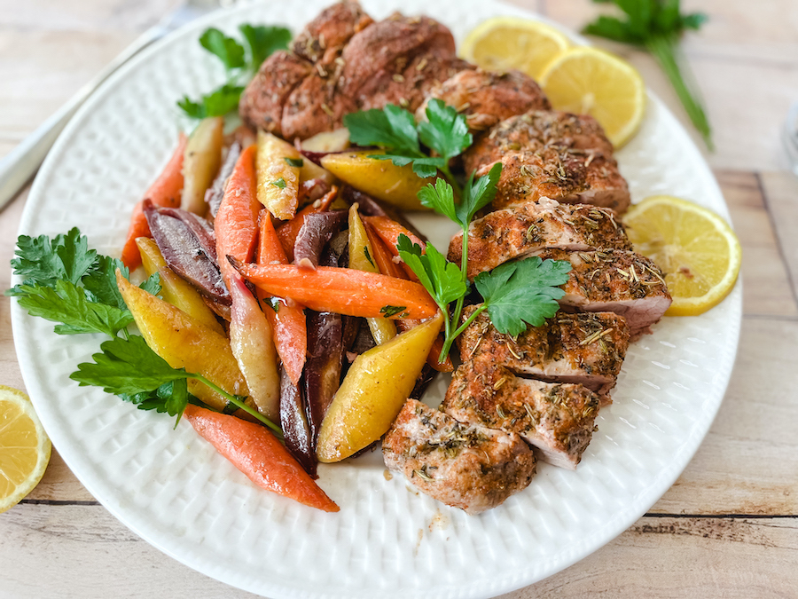 Spice-Rubbed Pork Tenderloin in Corn Husks, Pork Recipes