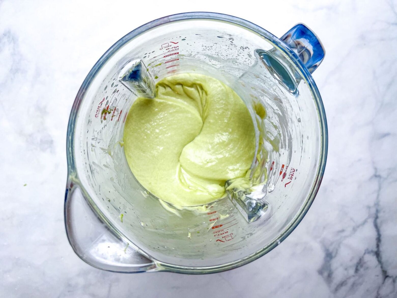 coconut lime ice cream in blender