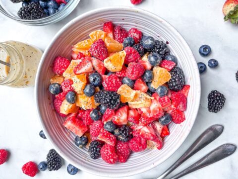 Fruit Salad with Poppy Seed Dressing