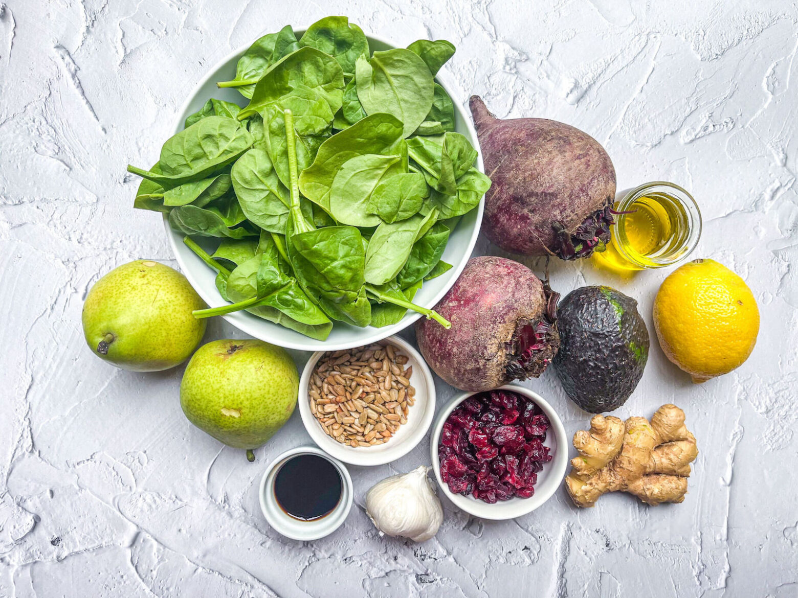 pear and beet salad ingredients