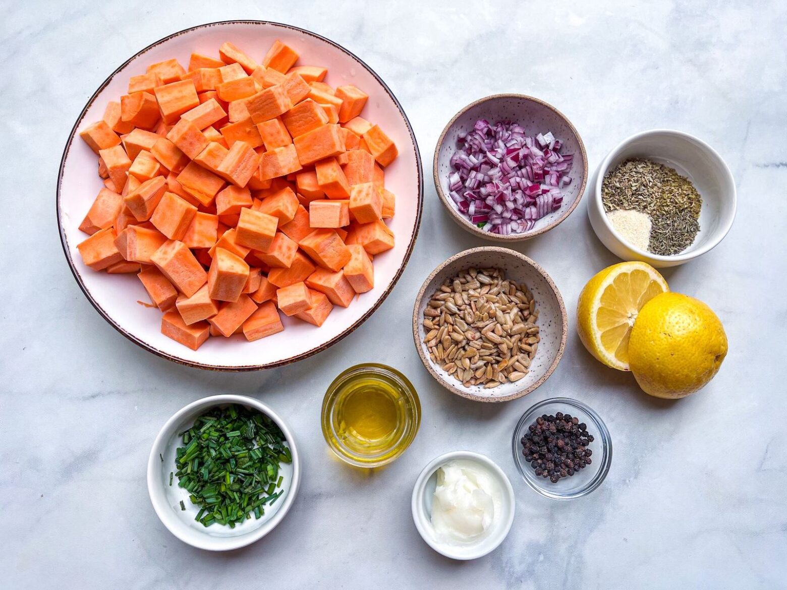 sweet potato salad ingredients