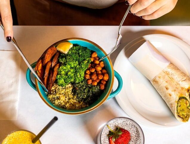 vegan-vegetarian power bowl