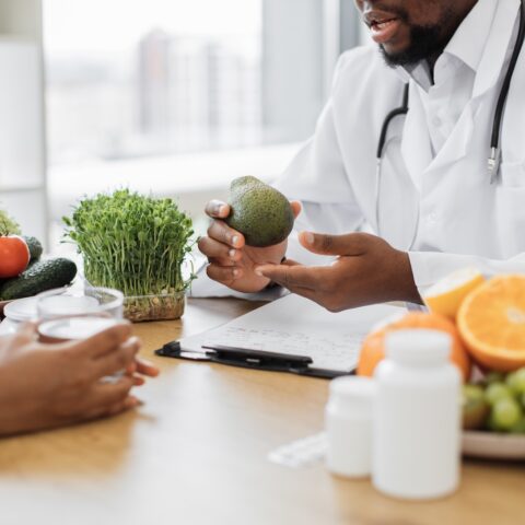 doctor consulting with patient
