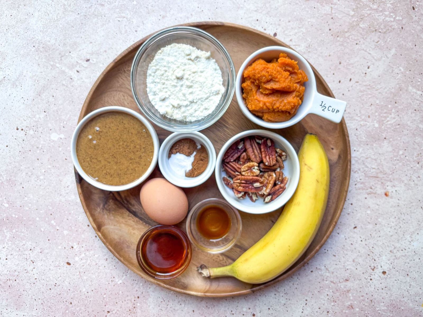 Ingredients for Pumpkin Spice Muffins