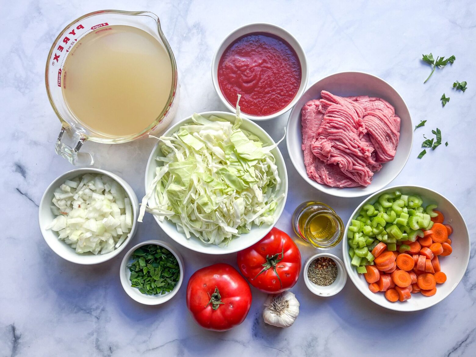 cabbage roll soup ingredietns