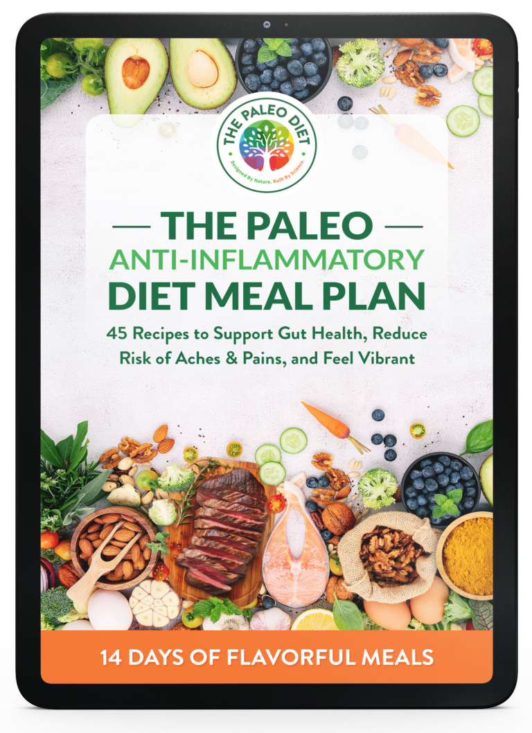 The Paleo Anti Inflammatory Diet Meal Plan 45 Recipes To Support Gut Health Reduce Risk Of