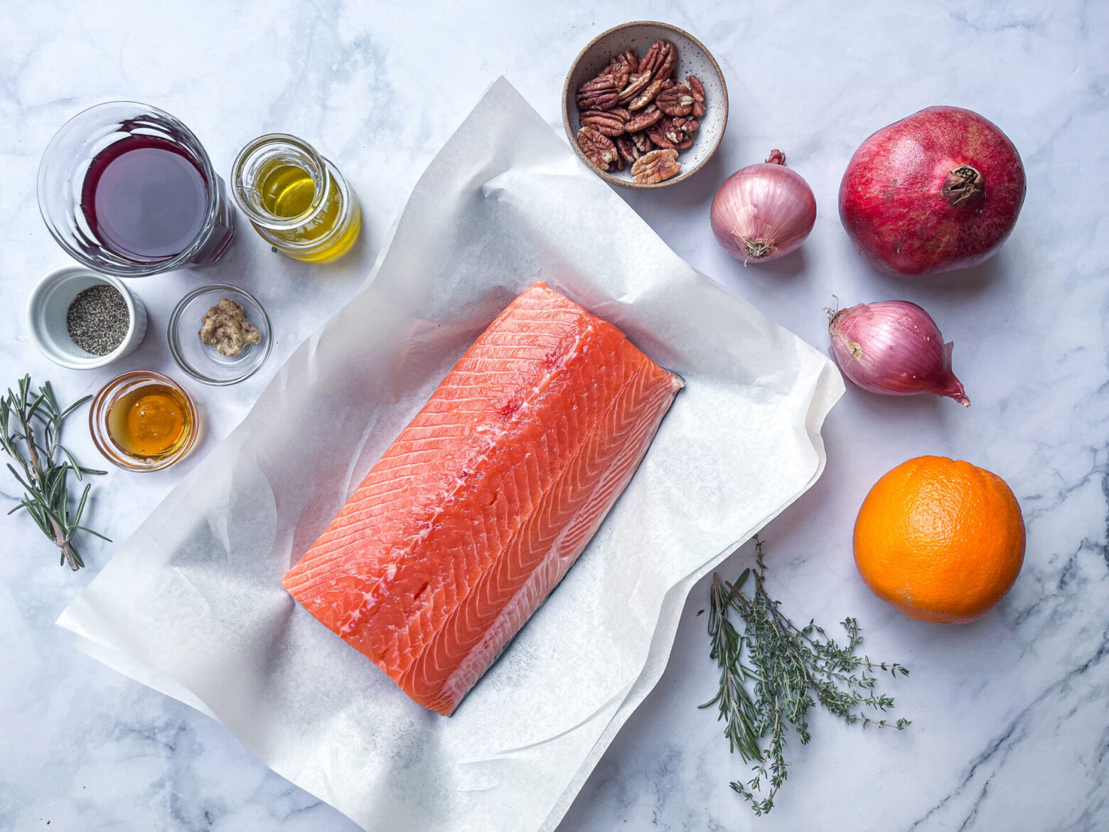 salmon with pomegranate sauce ingredients