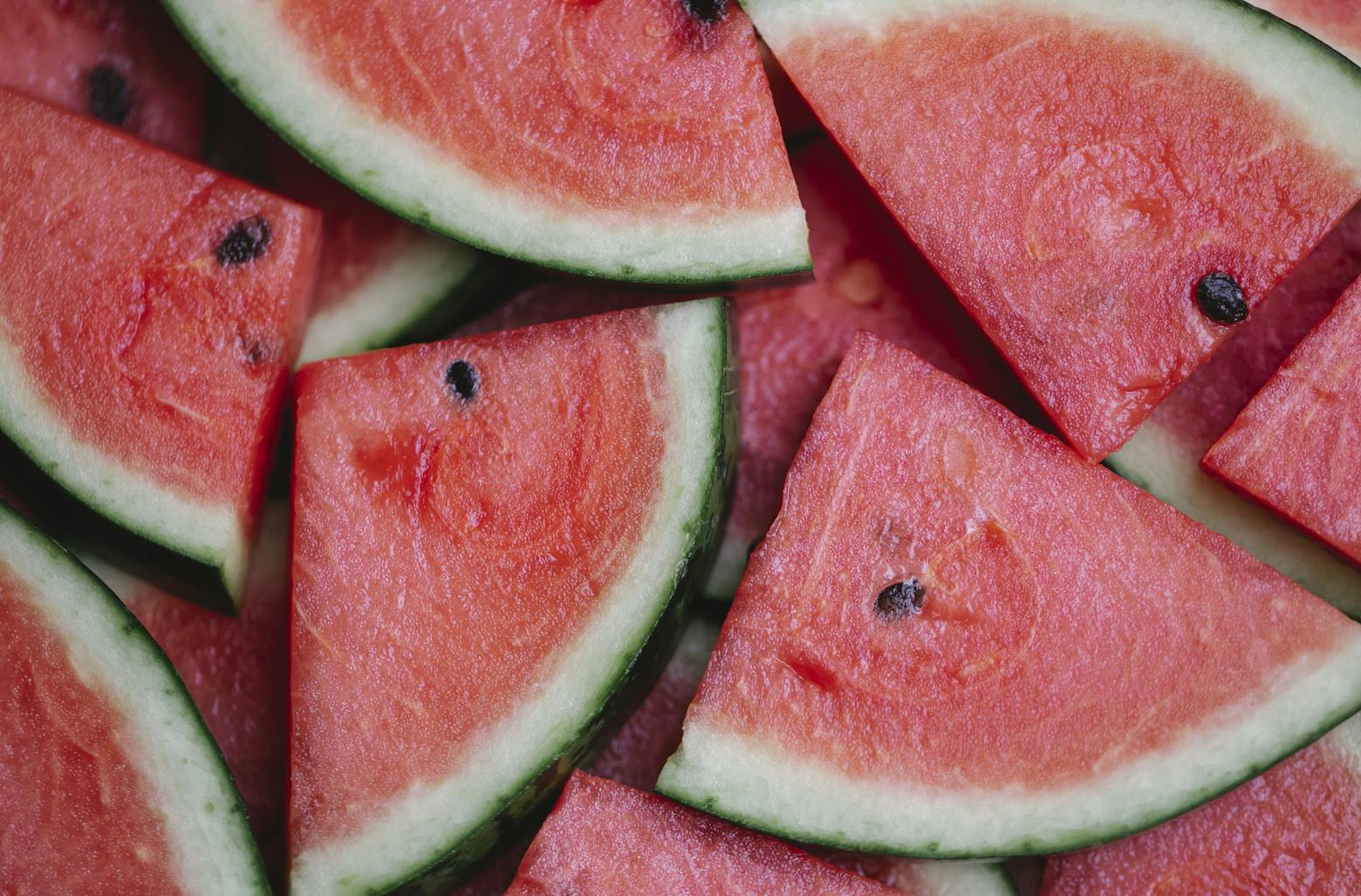 Pieces of fresh juicy watermelon