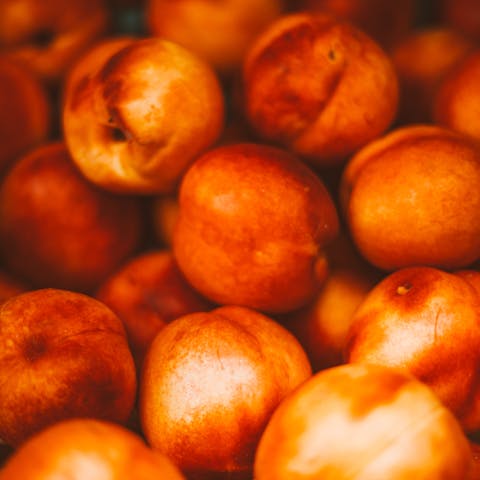 Close Up Photo of Peaches