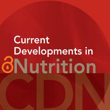 Current Developments in Nutrition cover art