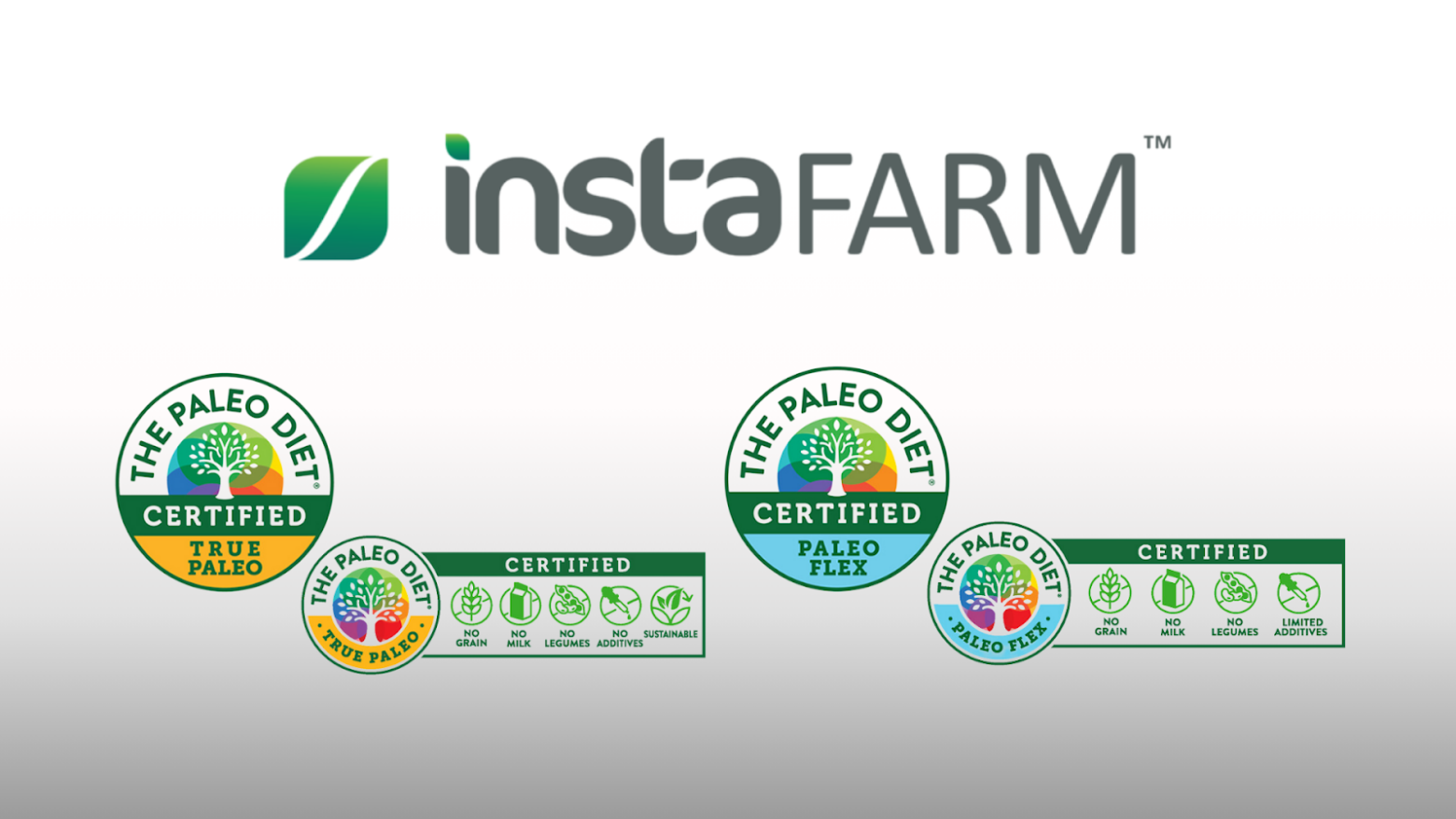 Instafarm earns TRUEPALEO food certification from The Paleo Diet