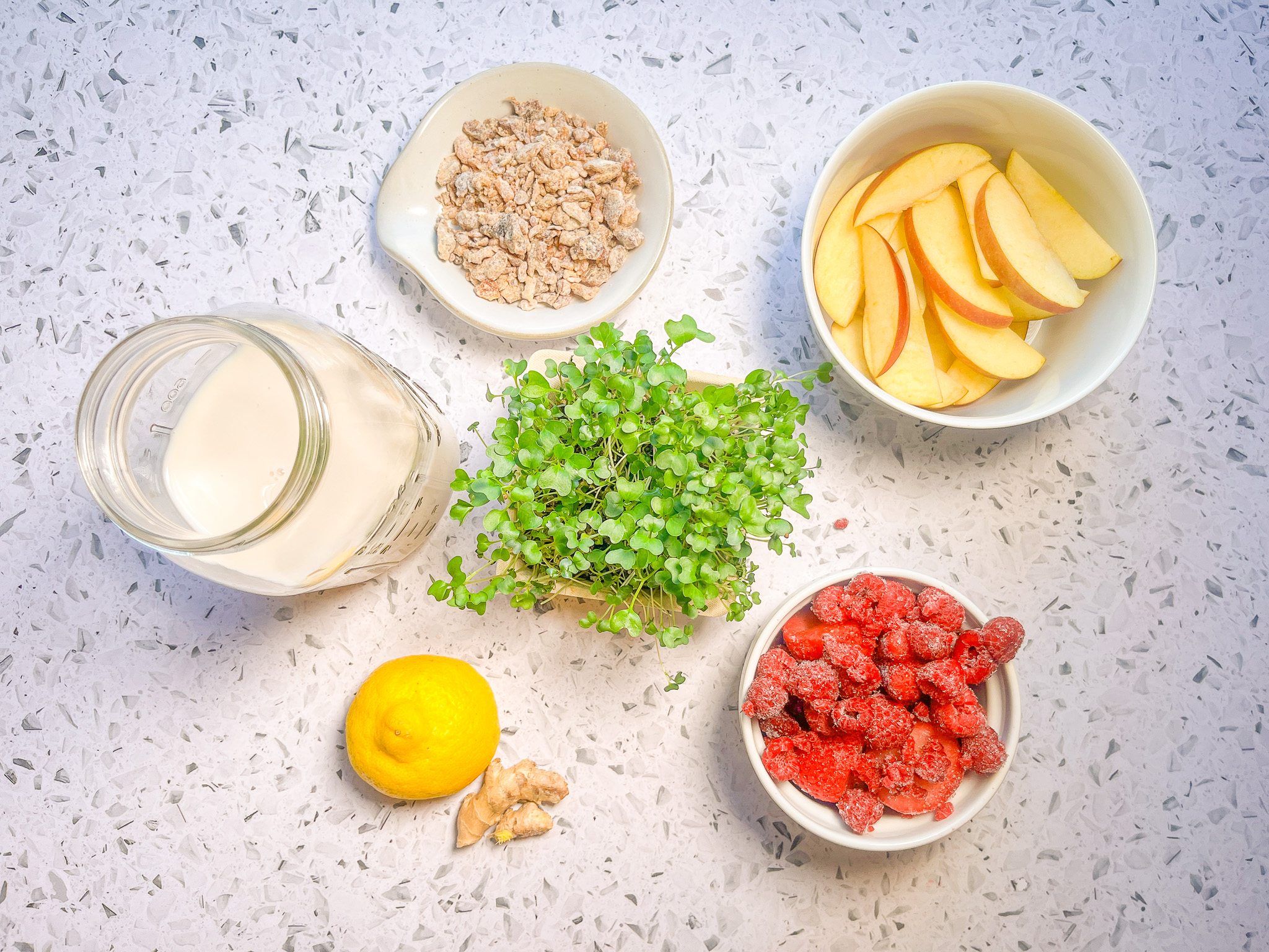 Berry Broccoli Smoothie Ingredients