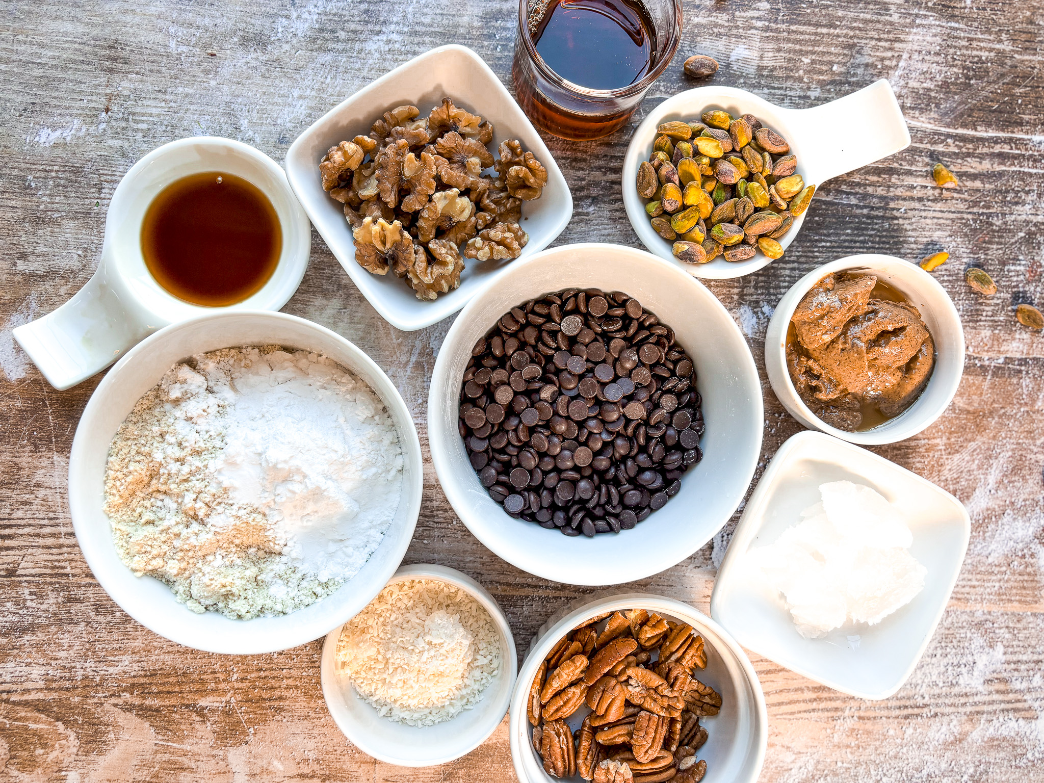 Nutty cookies ingredients