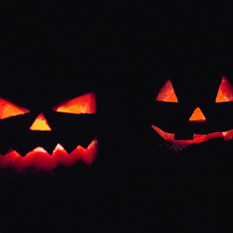 Lighted Jack-o-lantern Decors