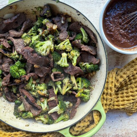 Beef and broccoli with sauce on the side PT2.