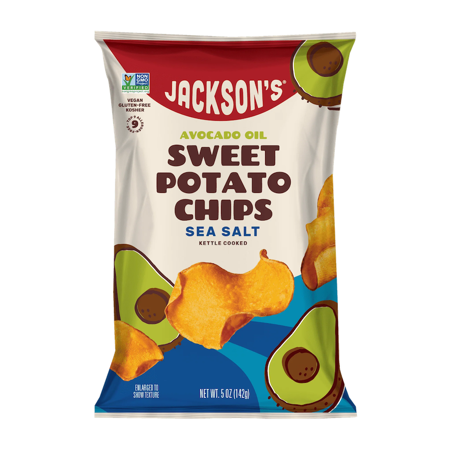 Jackson's Chips with sea salt and avocado oil.