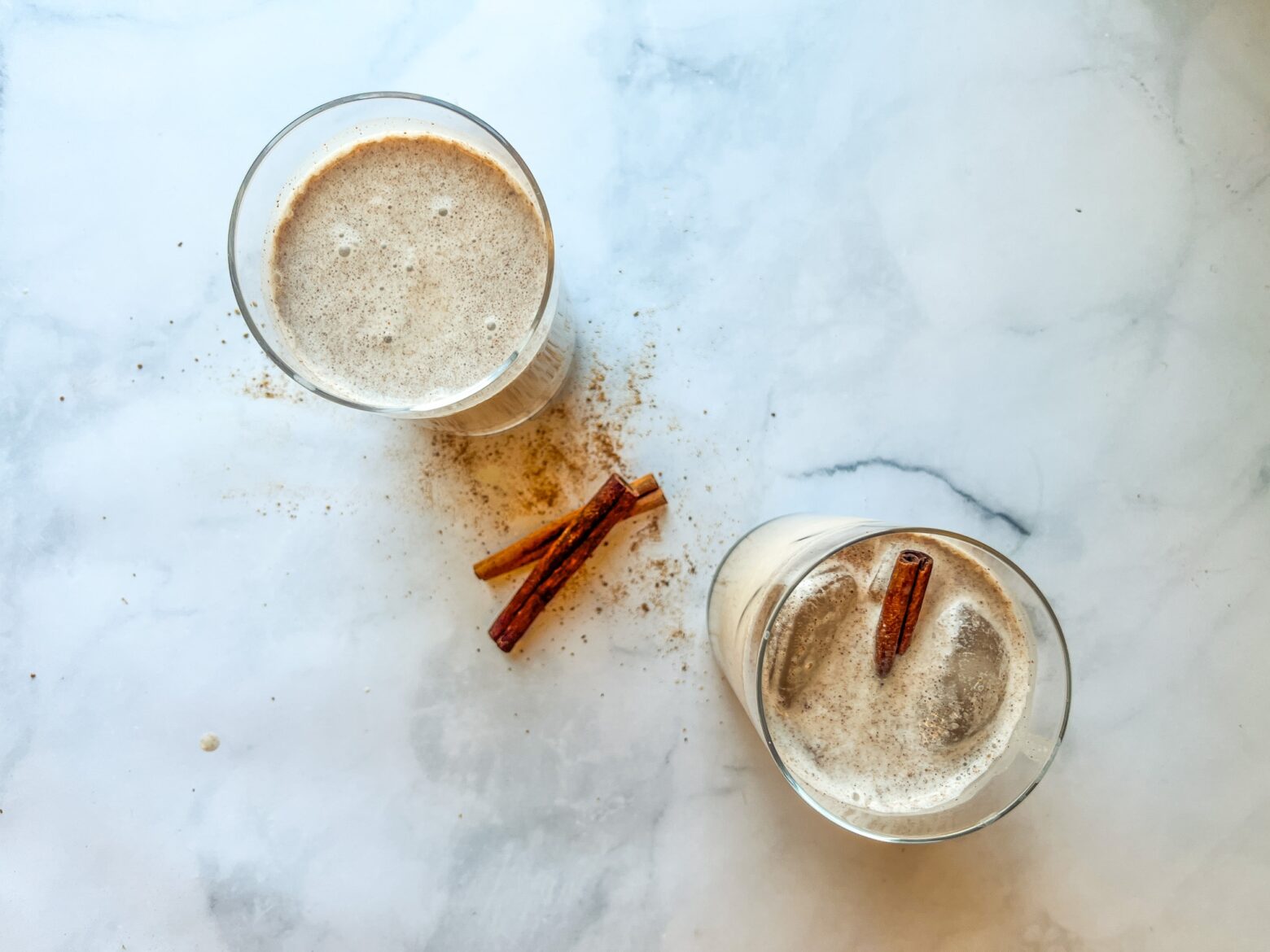 Dairy-free horchata from above.