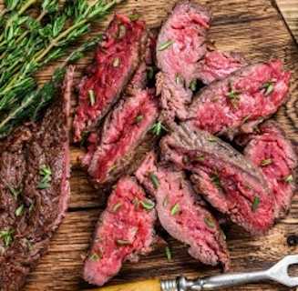 Certified Piedmontese outside skirt steak.