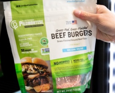 Certified Piedmontese Grass Fed Ground Beef Product photo.