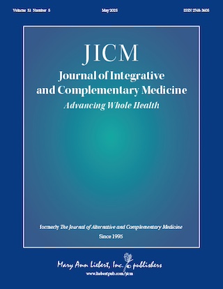 Journal of Integrative and Complementary Medicine cover.