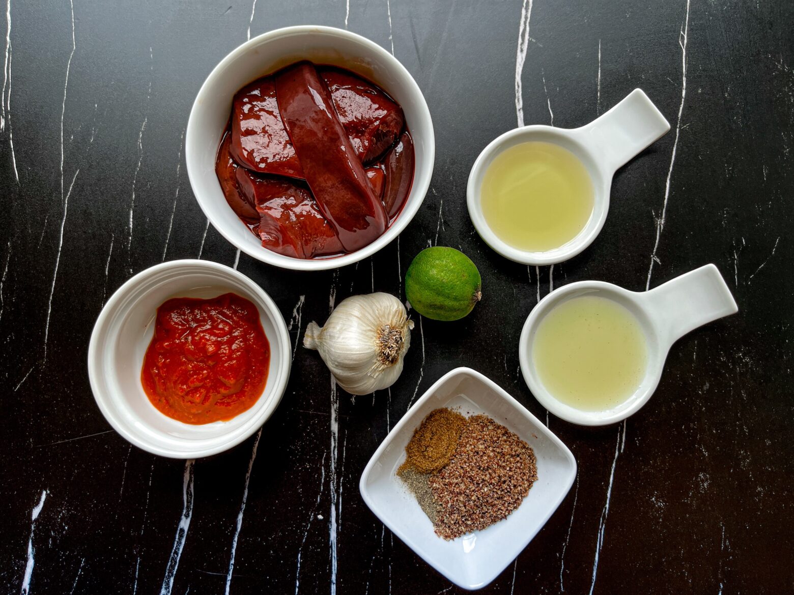 Beef liver ingredients.