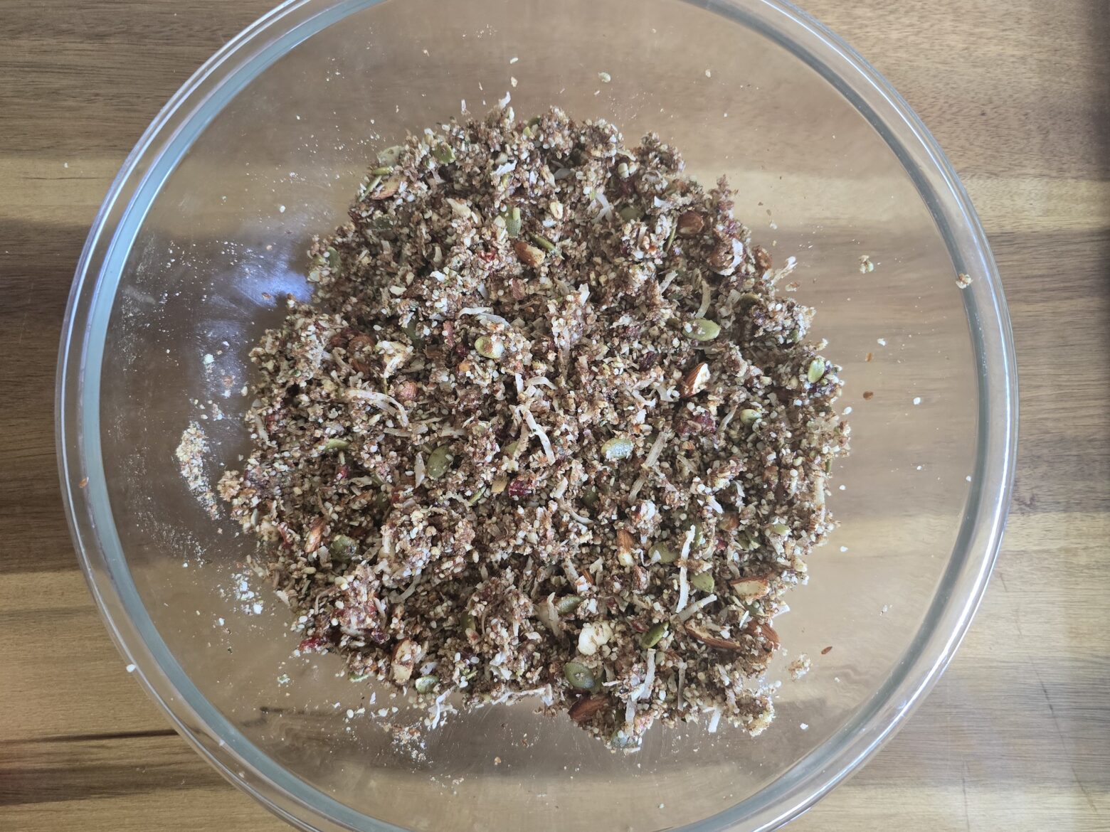 Prepping the protein bars